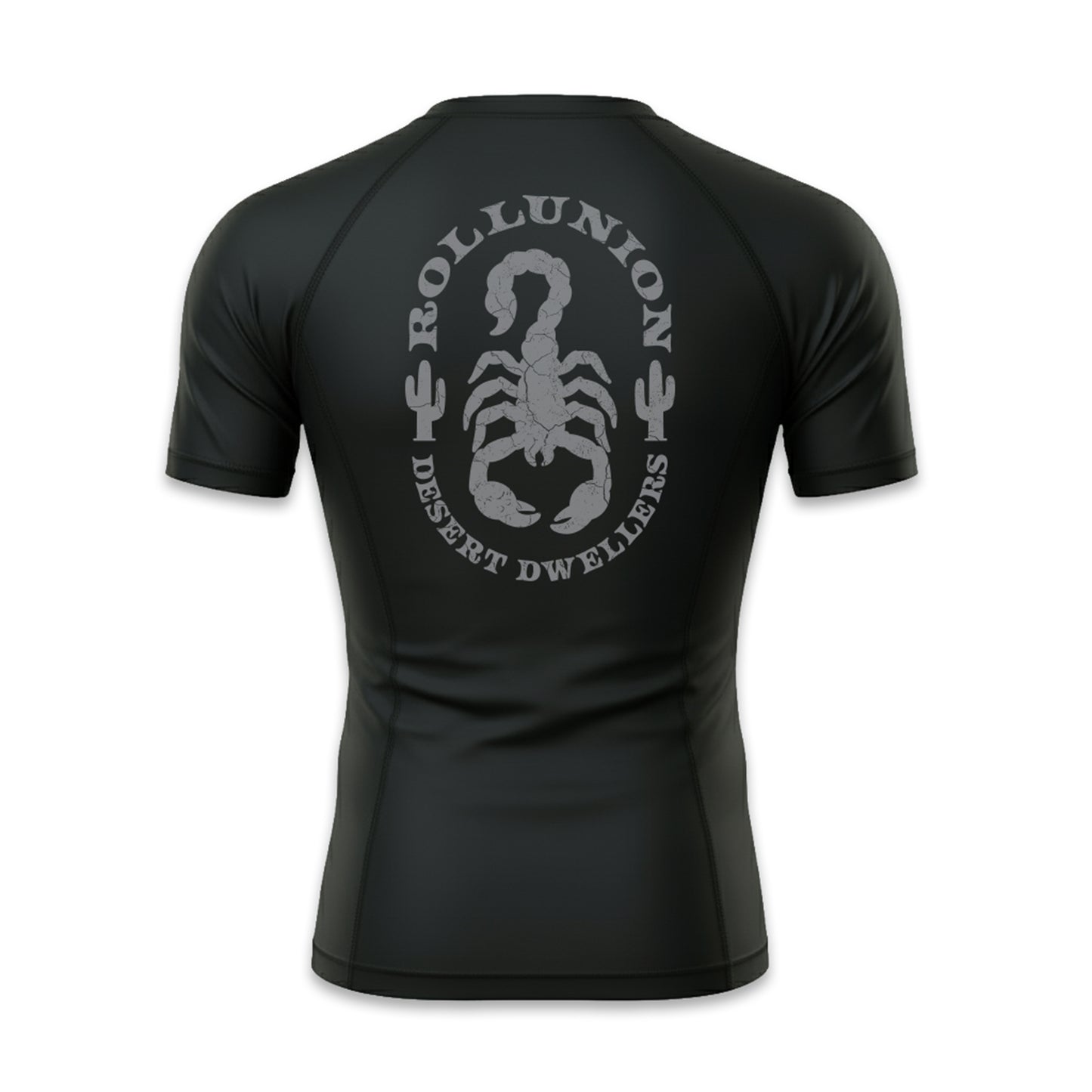 DWELLERS SS RASHGUARD - BLACK