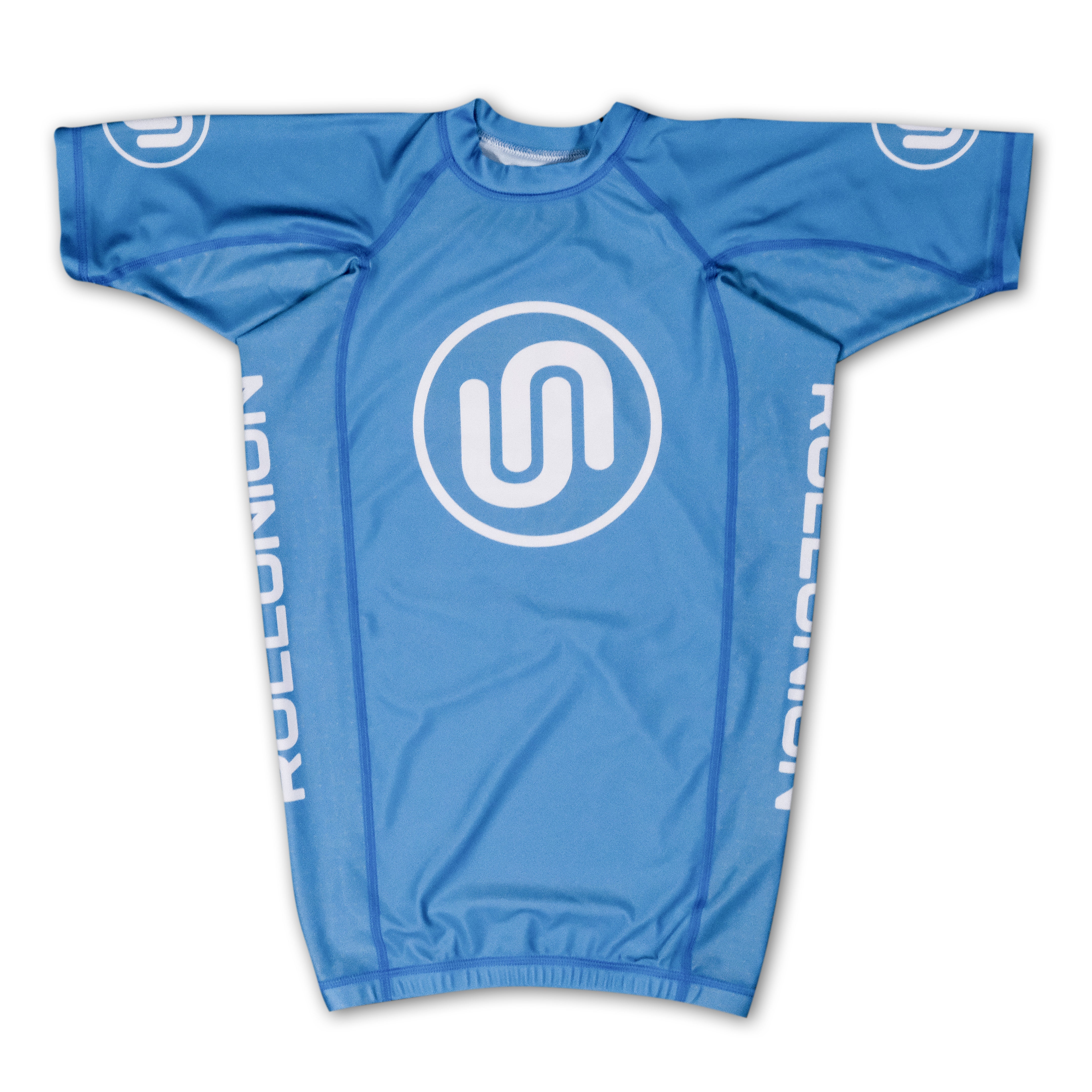CIRCUITS BLUE SS RASHGUARD