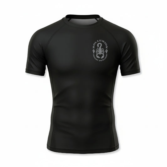 DWELLERS SS RASHGUARD - BLACK