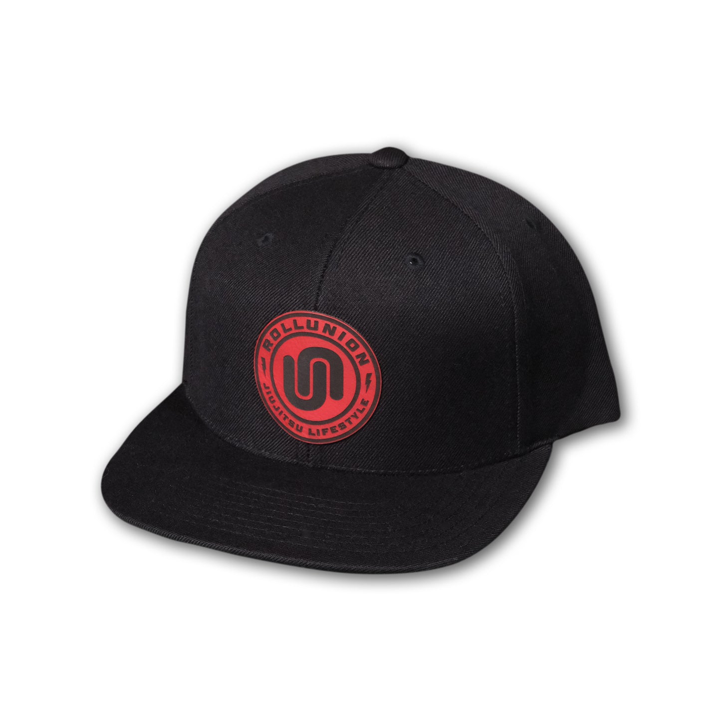 BLACK/RED SNAPBACK CAP