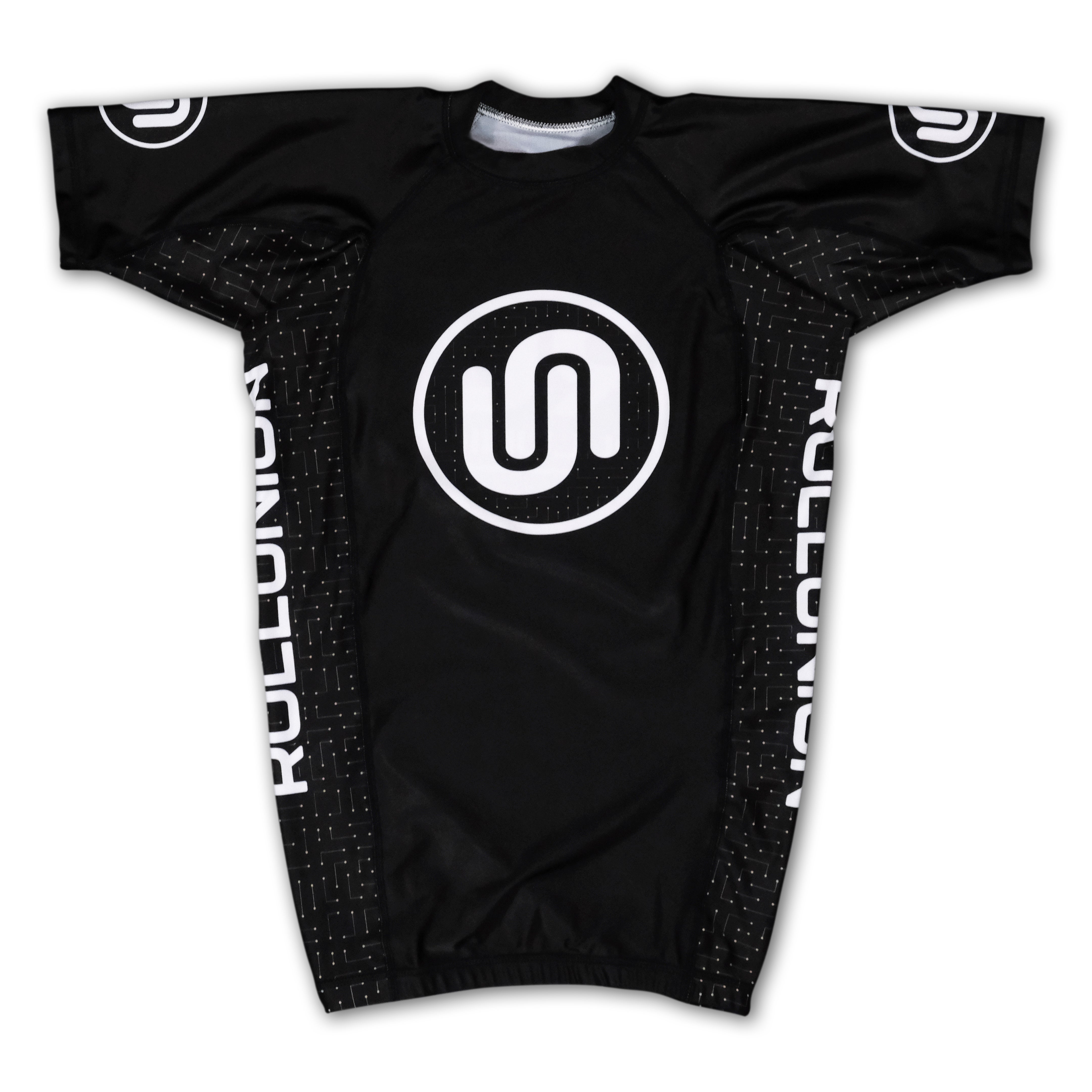 CIRCUITS BLACK SS RASHGUARD
