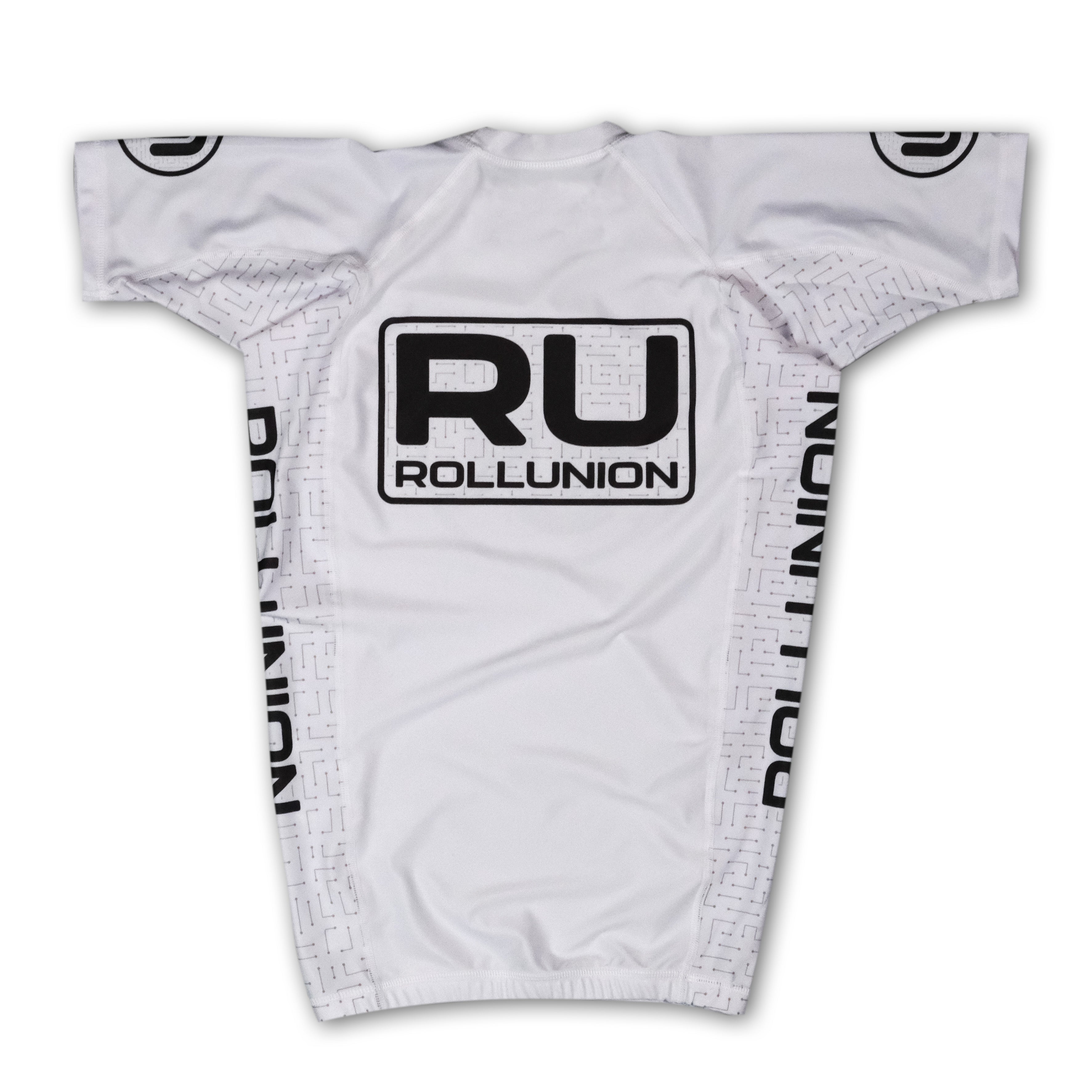 CIRCUITS WHITE SS RASHGUARD