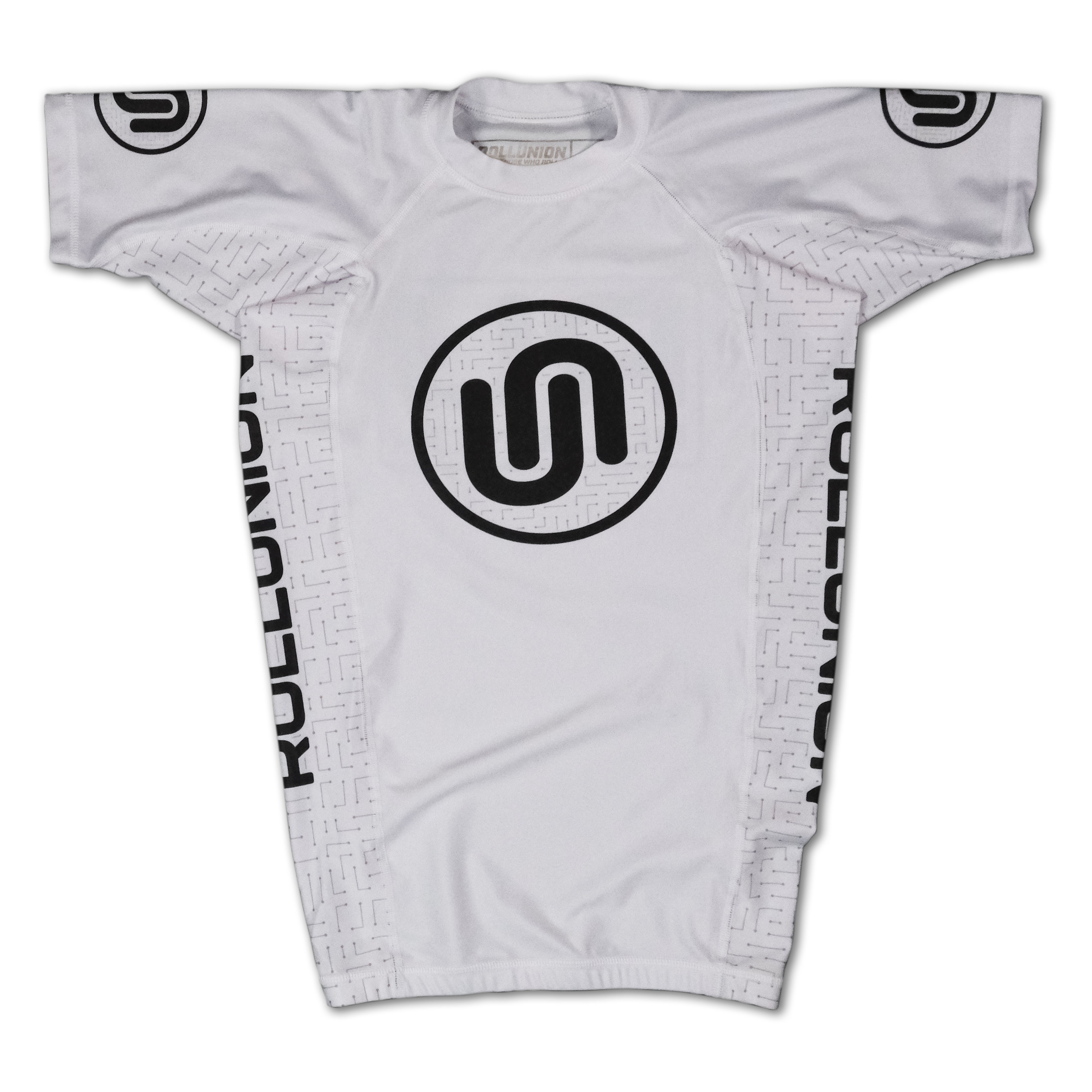 CIRCUITS WHITE SS RASHGUARD